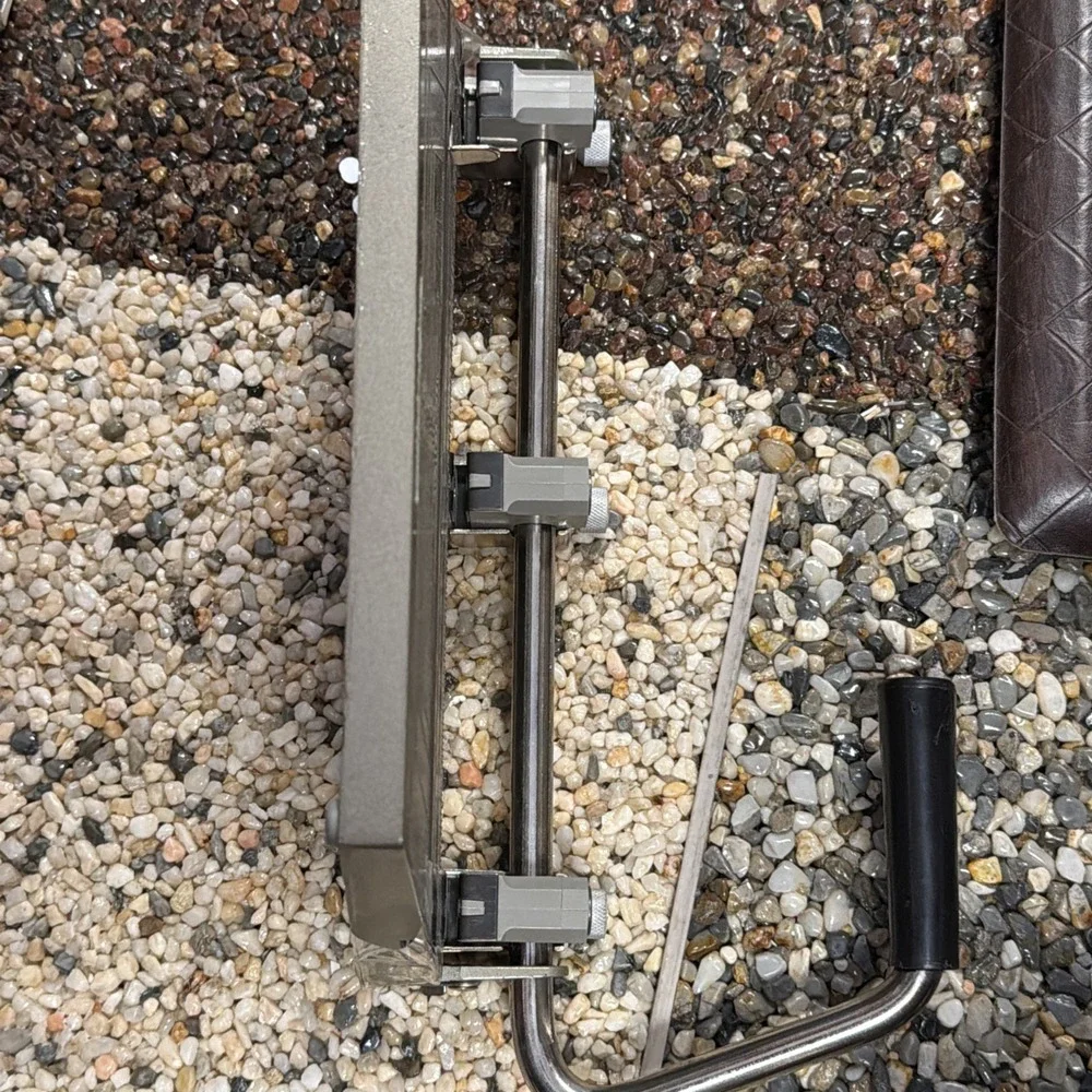 Vintage Boston 3 Hole‎ Metal Paper Punch, Adjustable with Black Handle